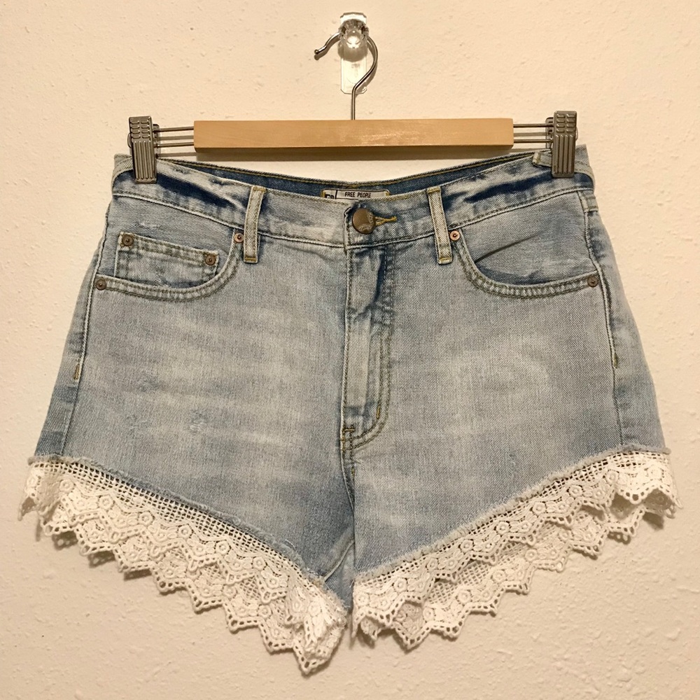 ☀️Free People☀️Denim Shorts